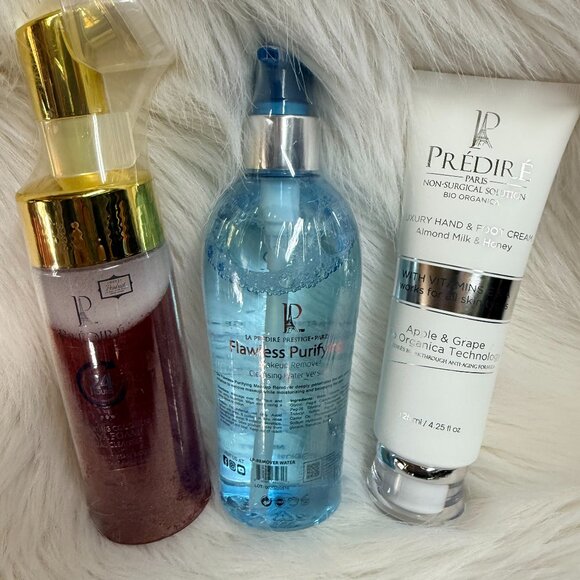 Foaming Lava Cleanser Hand & Foot Cream and Flawless Makeup Remover